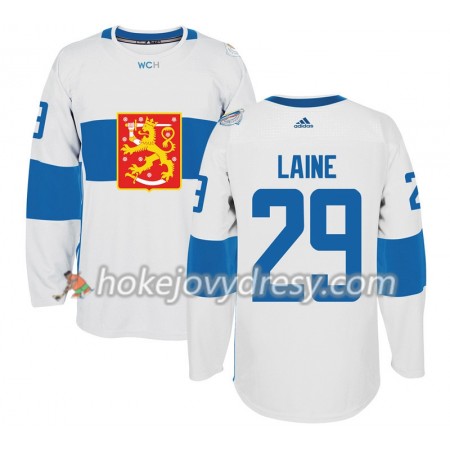 Pánské Hokejový Dres Finsko Patrik Laine 29 Světový pohár v ledním hokeji 2016 Bílá Premier